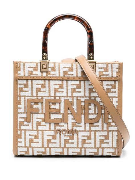 fendi sunshine tote bag small